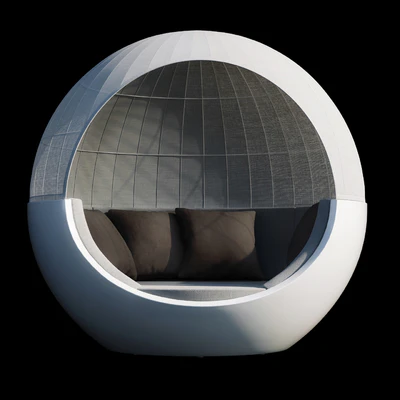Deck chair Vondom ULM Moon with roof — Ver 6