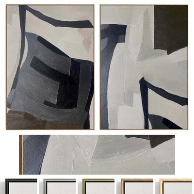 Plaster Two Photo Frames D-512 — Ver 1