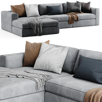 Ditre Urban Chaise Longue Sofa — View 1