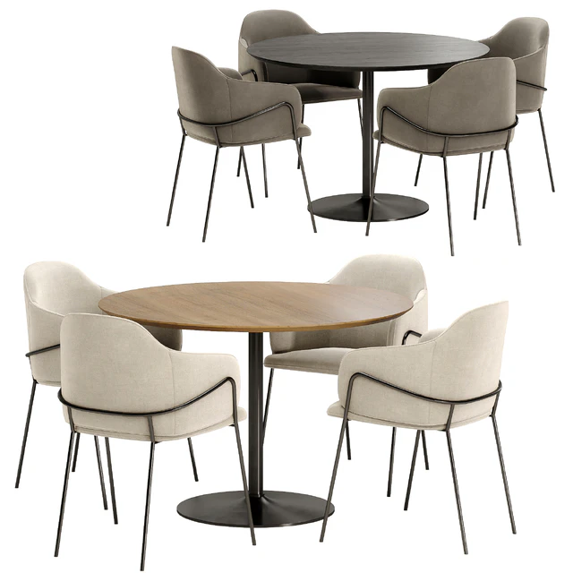 carver dining chair with Anderson table — Descargar