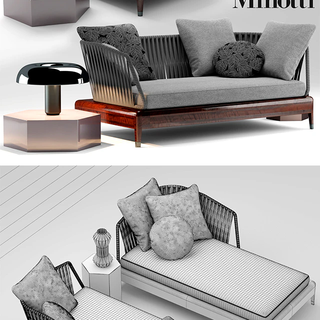 Sofa minotti indiana — Descargar
