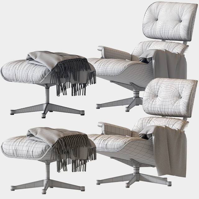 Кресло Eames Lounge Chair — Скачать