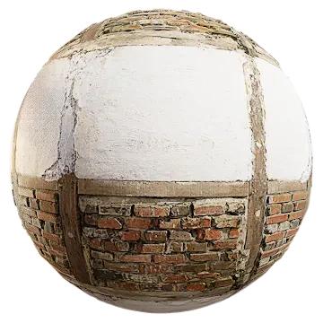 half timbered wall 002 — Скачать