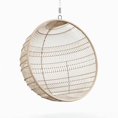 HKLiving - Rattan Hanging Bowl Chair - Natural Bohemian — download