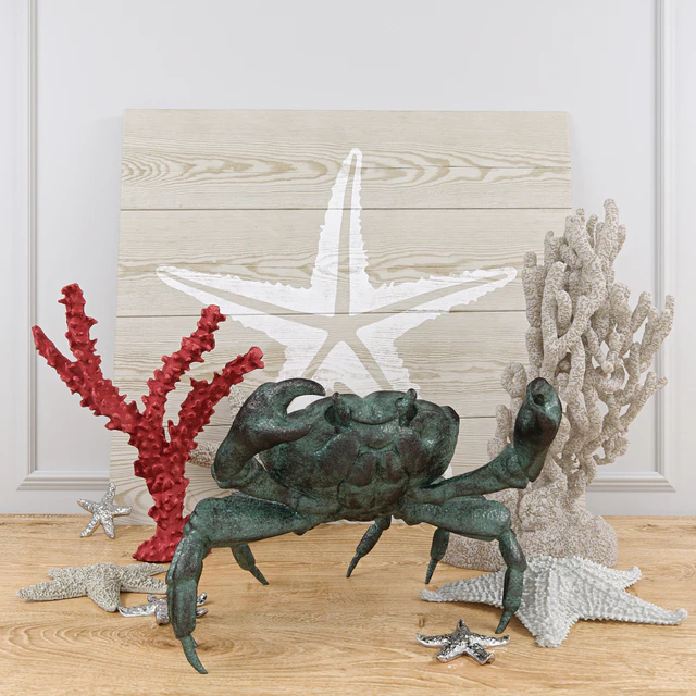 Bronze Crab Sculpture and decor — Descargar