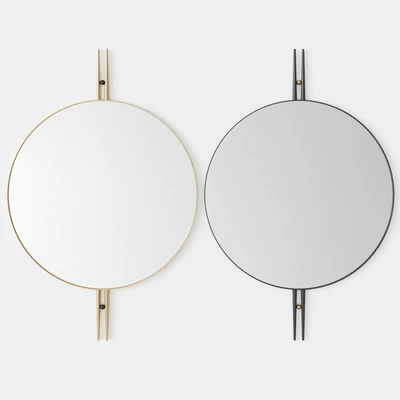 GUBI IOI Wall Mirror Ø80 by Gam Fratesi  Зеркало — Вид 1