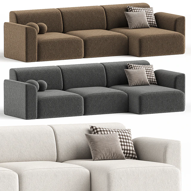 Corner sofa Bayvin-2 Soft Gray — Descargar