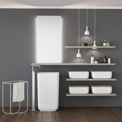 Bathroom furniture set 3 Scavolini QI — Вид 1