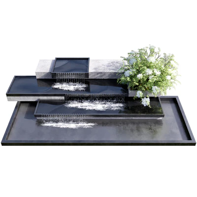 WATERFALL FOUNTAIN CASCADE NO16 — Ver 6