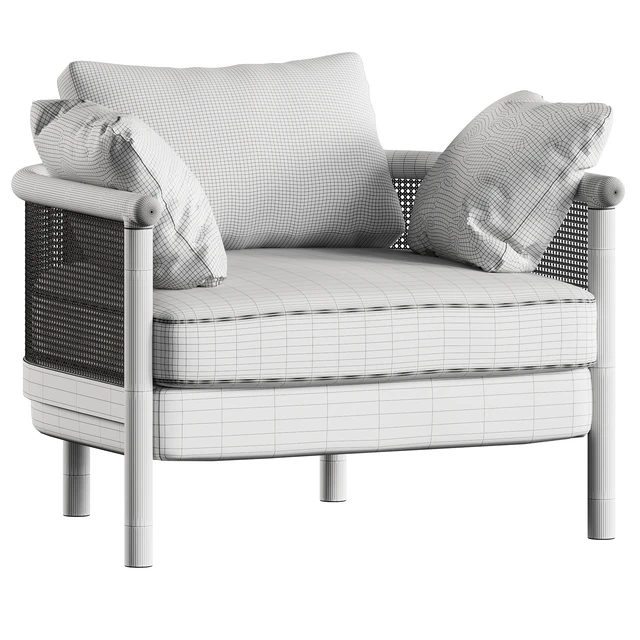 Sydney Cane Armchair by Soho Home — Скачать
