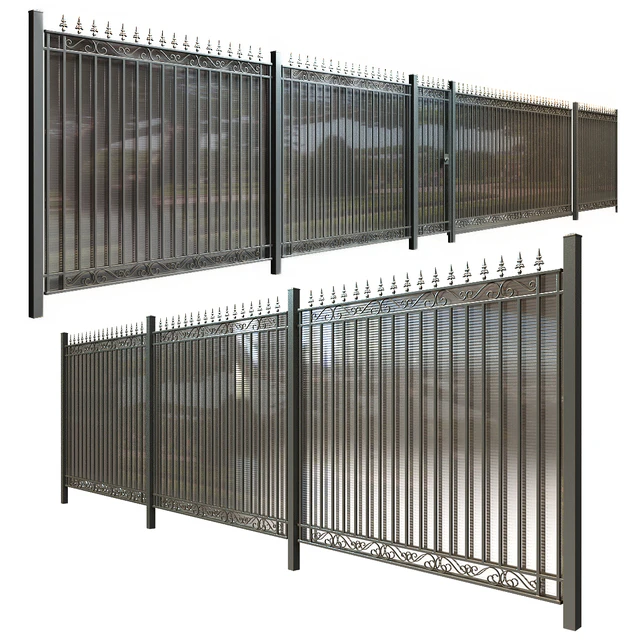 Fence with gate and wicket 6 — Descargar