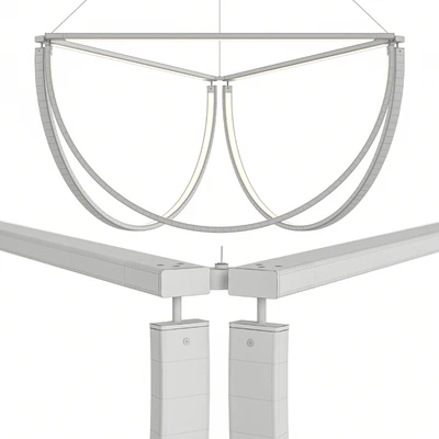 Chord Cluster Chanderlier by Studio Alex Allen — Ver 4