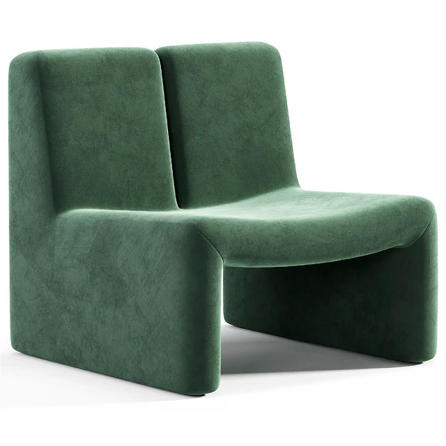 Dario Green Boucle Accent Chair By CB2 — Скачать