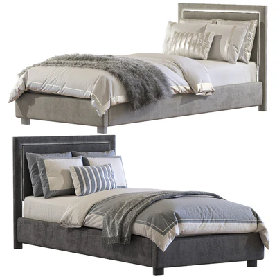 Кровать Contemporary Bed Frame 3 — Вид 1