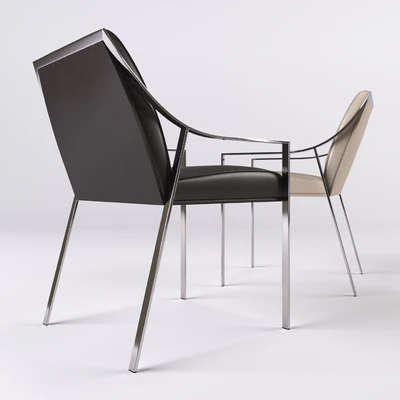 HOLLY HUNT AILERON DINING ARM CHAIR — Ver 3