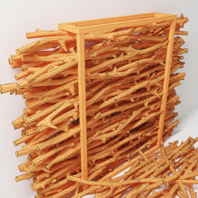 Дрова из старых веток / Firewood branch old decor — Вид 5