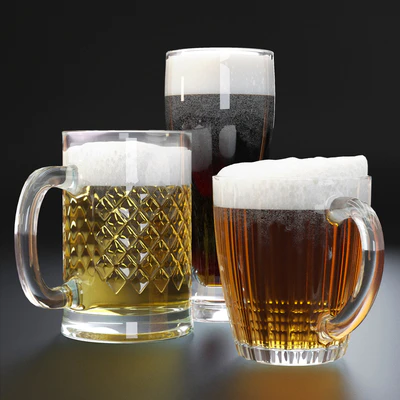 Beer tower & beer mugs — Ver 4