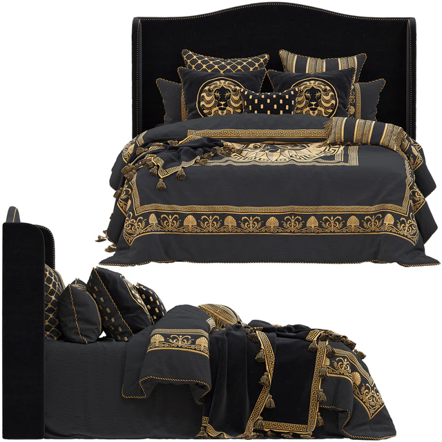 Massimo Black Quilt Cover Set by Davinci — Скачать