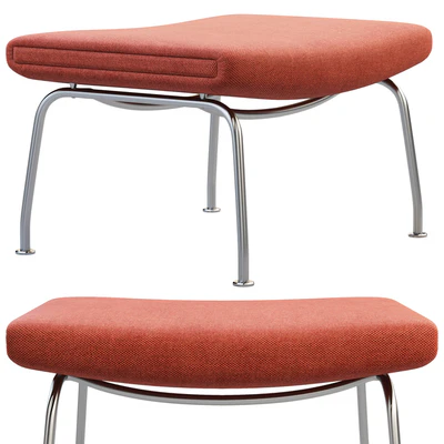 CH445 Wing Chair and ottoman — Ver 4