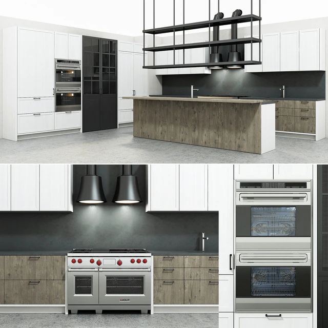 Industrial style kitchen — Descargar