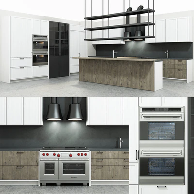 Industrial style kitchen — Ver 1