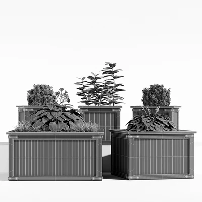 Rustic barnwood planter two — Вид 3