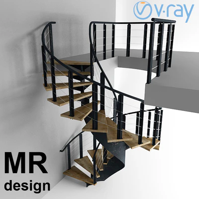 Лестница от студии MRdesign — Вид 1