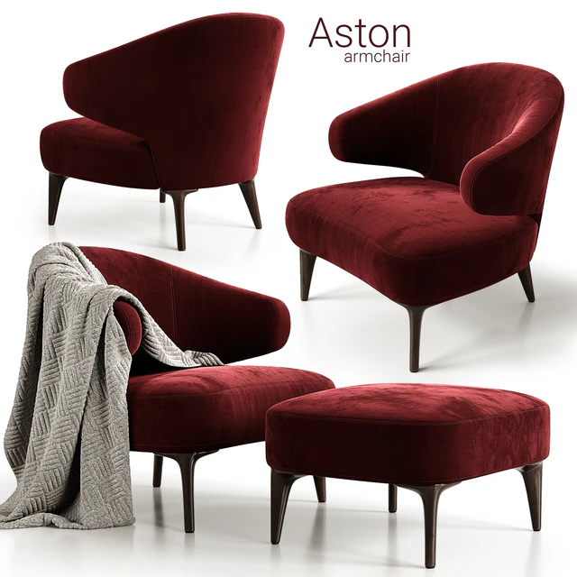Armchair Minotti Aston 2 — Скачать