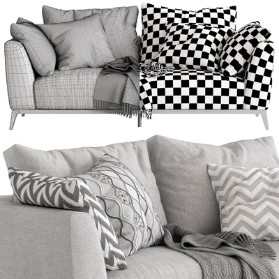Flou Oliver Sofa type1 — Вид 2