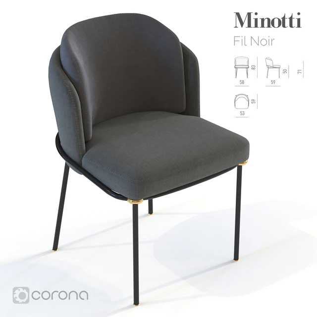 Minotti Fil Noir Dinner — Скачать