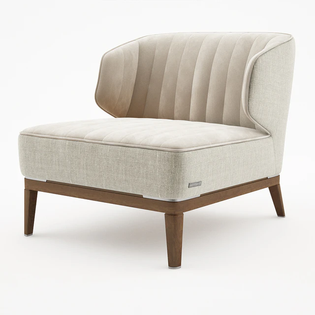 Blondie armchair with Cyborg large table - Visionnaire Home Philosophy — Descargar
