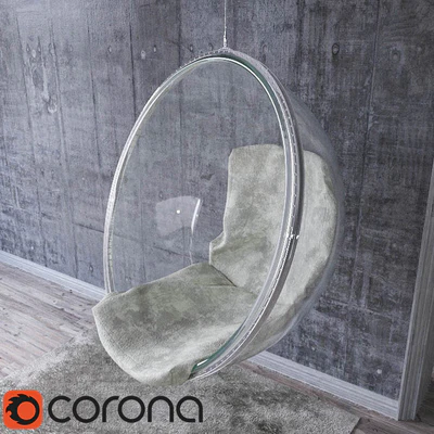 Suspended glass chair — Descargar
