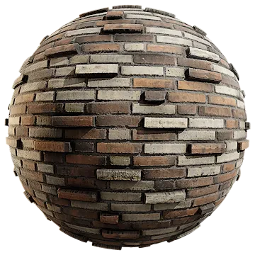 decorative brick facade 002 — Скачать