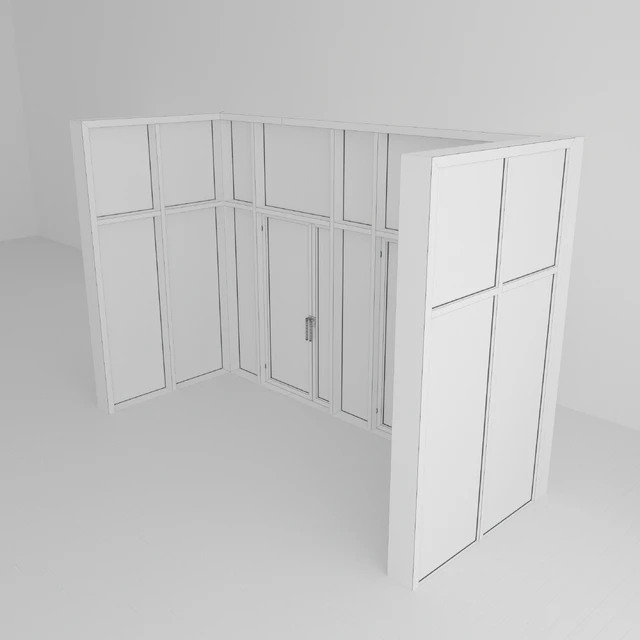 Panoramic glazing. A door. eight — Descargar
