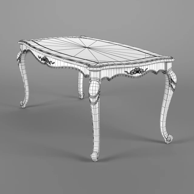 2600100 230 1 Carpenter Long dining table 1800x950x760 — Скачать
