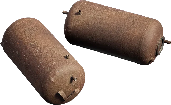 industrial junkyard propane tank metal 001 — Descargar