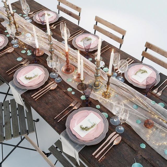 Festive table setting — Descargar