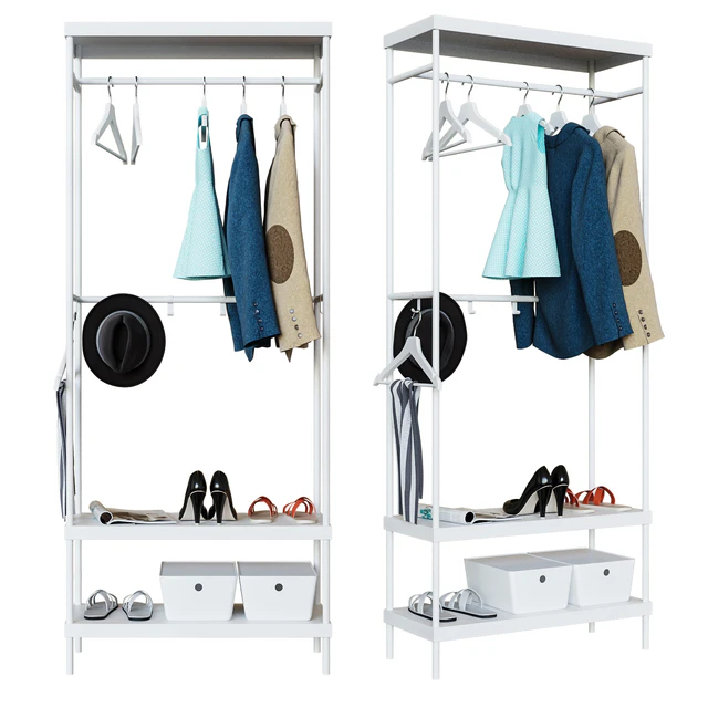 Ikea ikea MAKKAPER Hanger with storage compartment, — Download