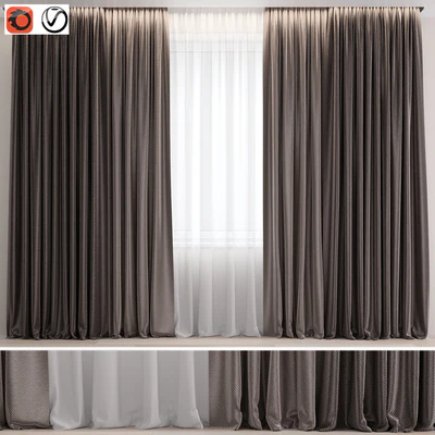 Curtains set 05 vray | corona — Ver 1