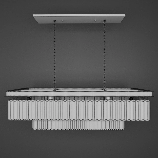Chandelier RH Rhys Clear Glass Prism Round Chandelier 40 — Descargar