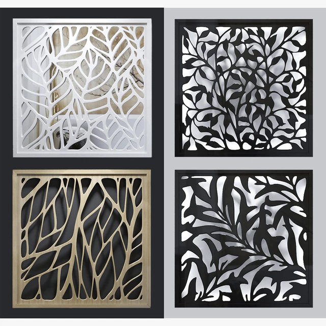 Set of decorative panels 01 (4pcs, 3c.) — Descargar