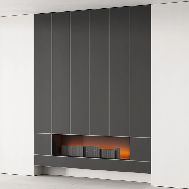 160 fireplace decorative wall kit 06 minimal wood metal 00 — Descargar