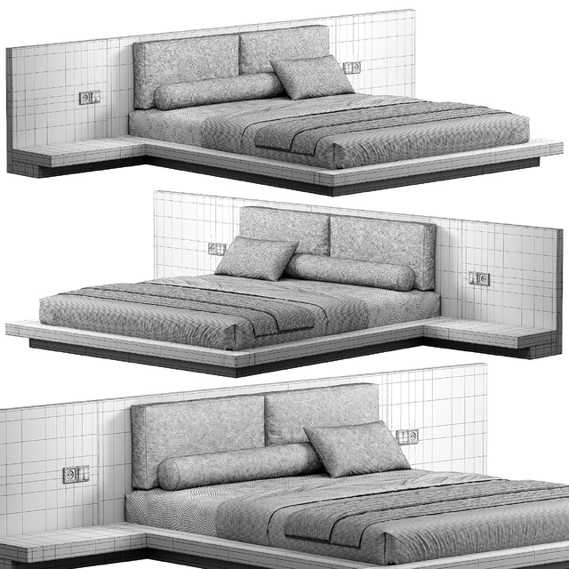 Double bed By elmalekfurniture, Double bed — Descargar