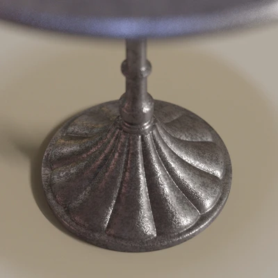 20th C. Chrysanthemum Brasserie Table — Ver 2