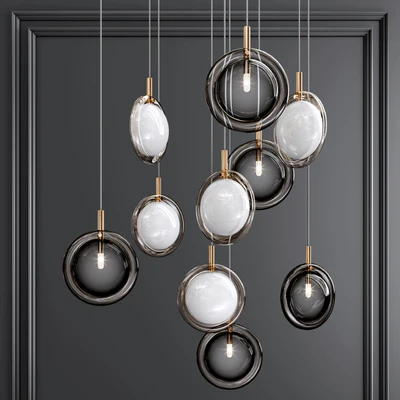 Ring Glass Art Chandelier01 — Скачать