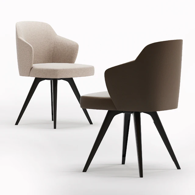 Leslie Dining chair minotti — Descargar