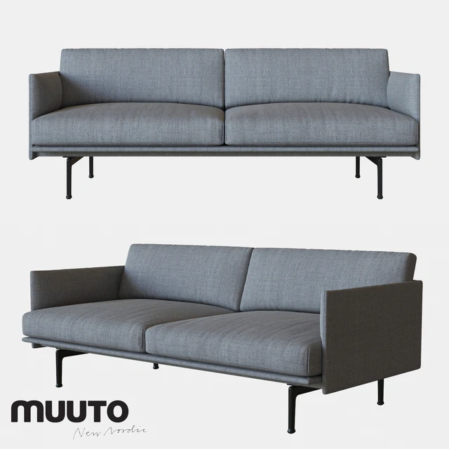 Muuto OUTLINE sofa 2 seater — Download