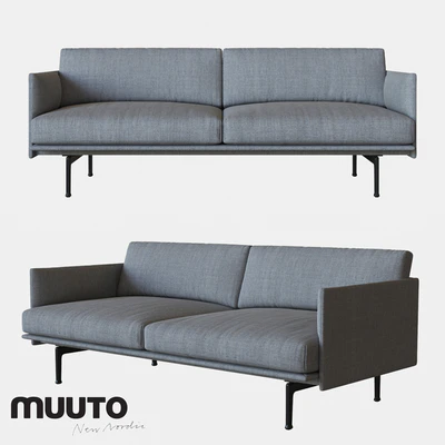 Muuto OUTLINE sofa 2 seater — View 2