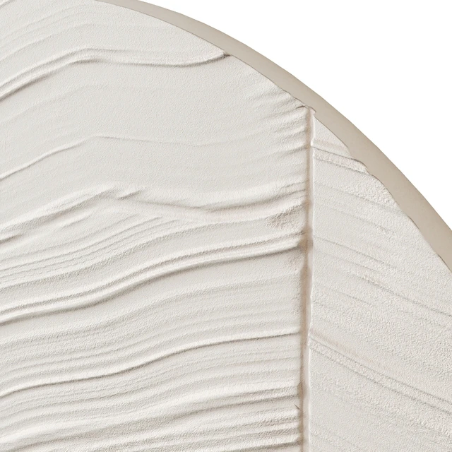 Round abstract plaster painting — Descargar