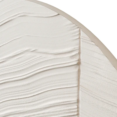 Round abstract plaster painting — Ver 6